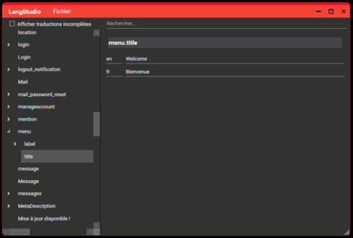Application LangStudio